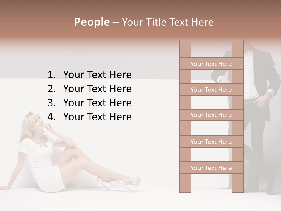 Laughter Make Up Fall PowerPoint Template