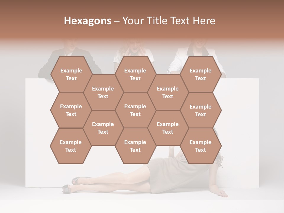 Elegance Caucasian Copy Space PowerPoint Template