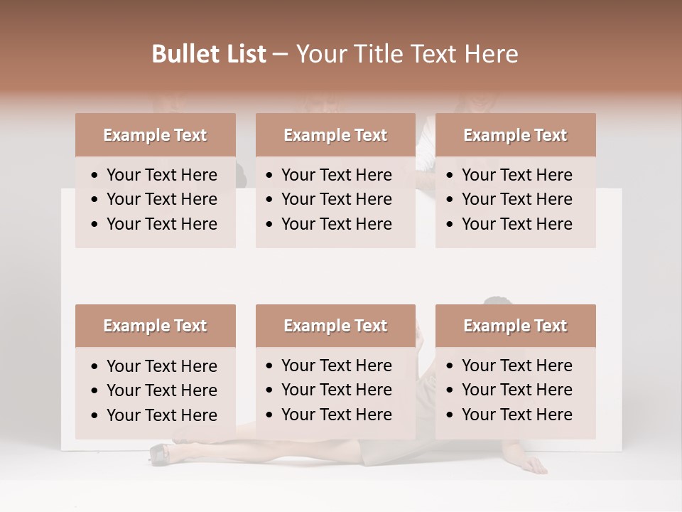 Elegance Caucasian Copy Space PowerPoint Template