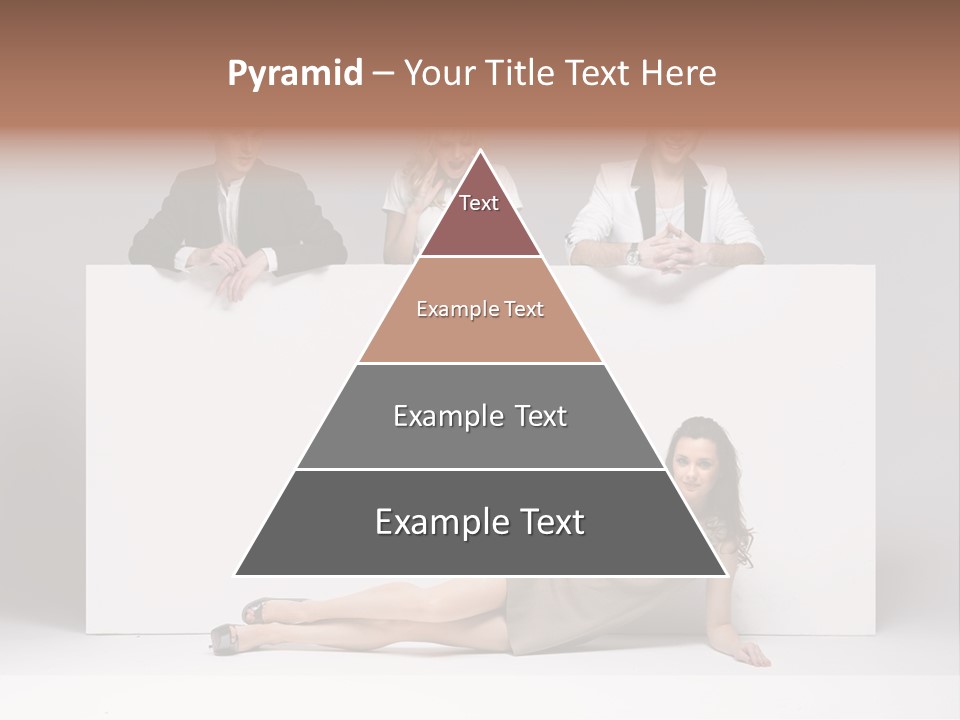 Elegance Caucasian Copy Space PowerPoint Template