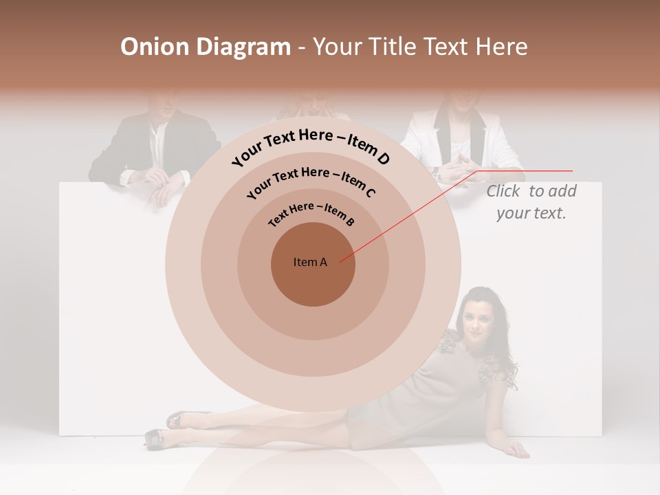 Elegance Caucasian Copy Space PowerPoint Template