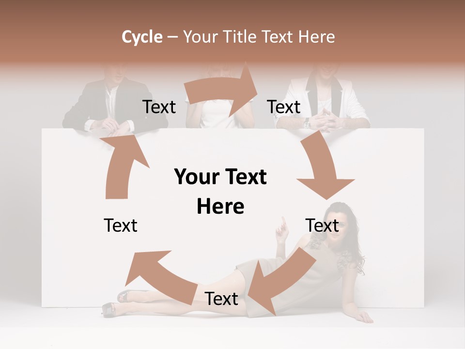 Elegance Caucasian Copy Space PowerPoint Template