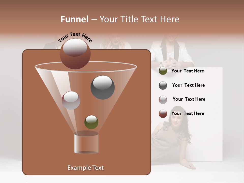 Elegance Caucasian Copy Space PowerPoint Template