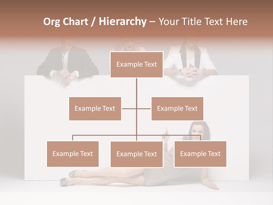 Elegance Caucasian Copy Space PowerPoint Template