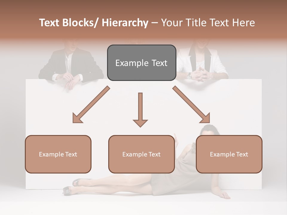 Elegance Caucasian Copy Space PowerPoint Template