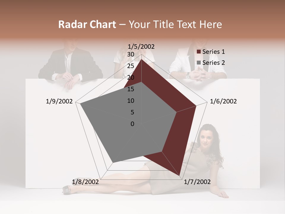 Elegance Caucasian Copy Space PowerPoint Template