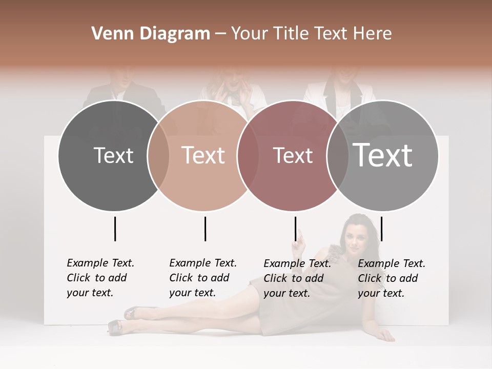 Elegance Caucasian Copy Space PowerPoint Template