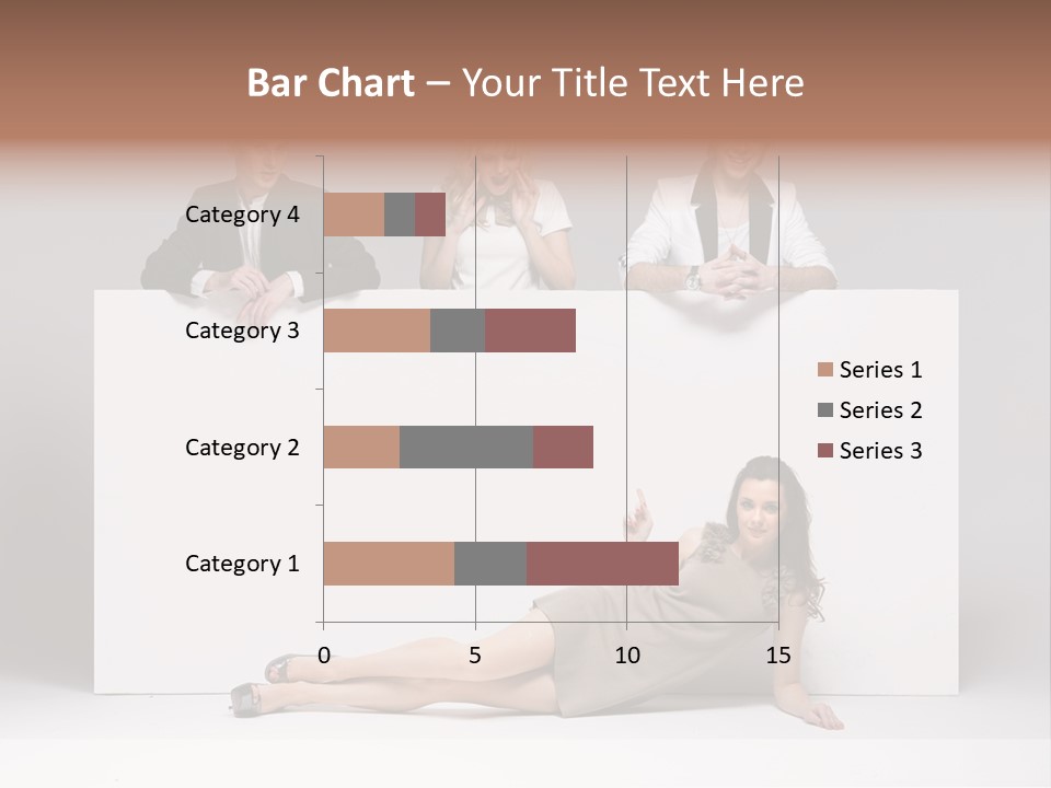 Elegance Caucasian Copy Space PowerPoint Template
