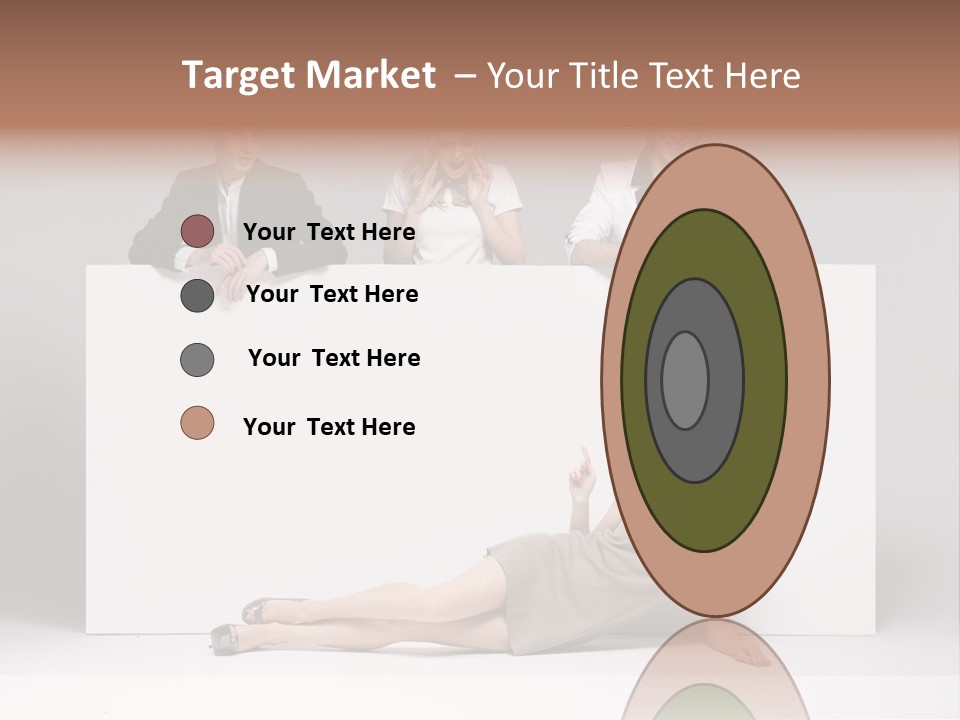 Elegance Caucasian Copy Space PowerPoint Template