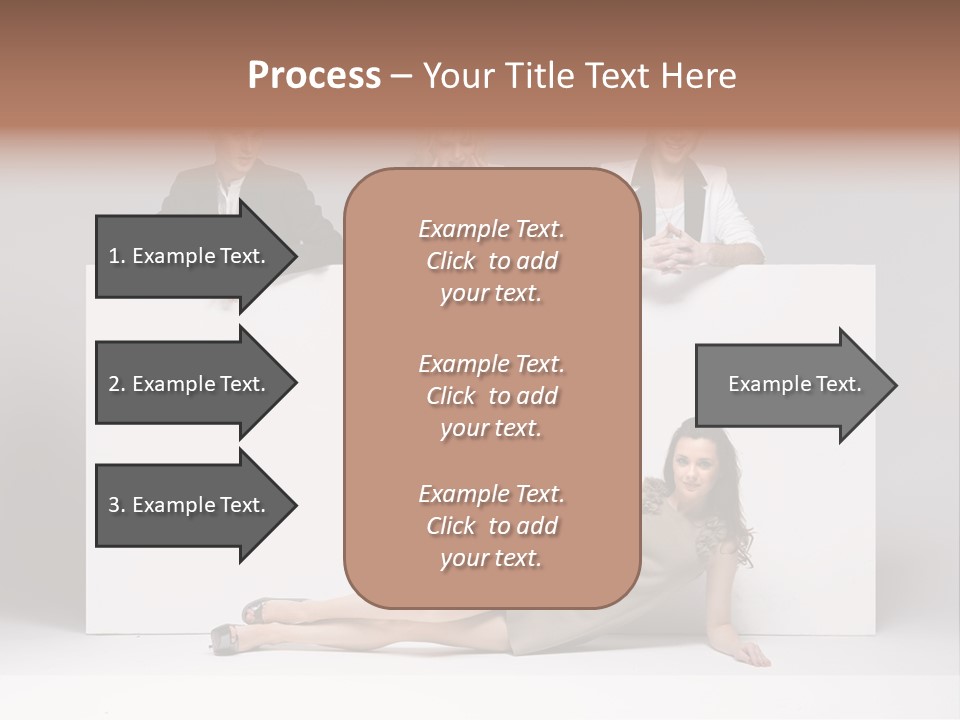 Elegance Caucasian Copy Space PowerPoint Template