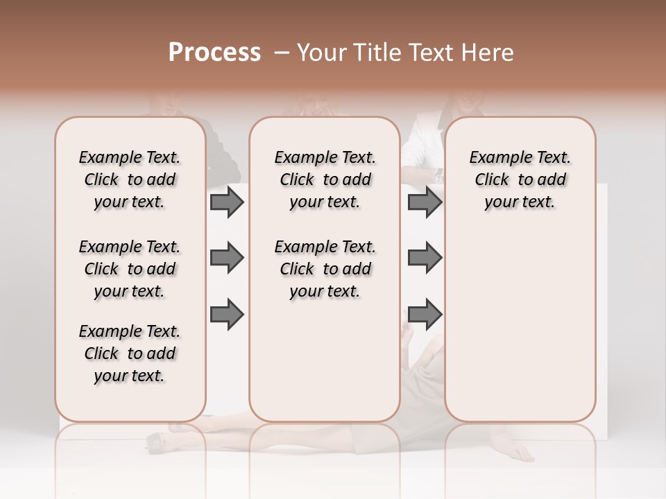 Elegance Caucasian Copy Space PowerPoint Template