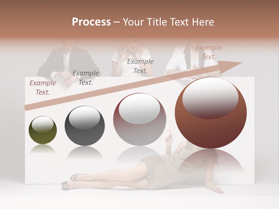 Elegance Caucasian Copy Space PowerPoint Template