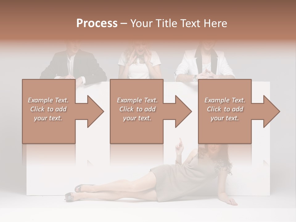 Elegance Caucasian Copy Space PowerPoint Template