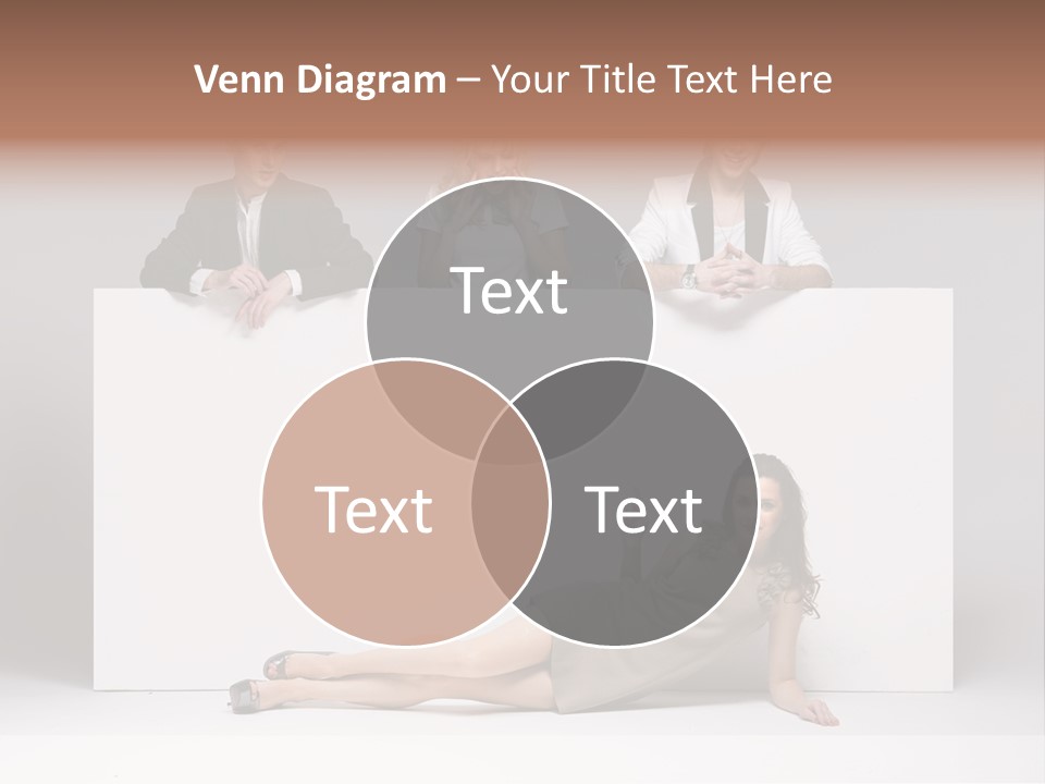 Elegance Caucasian Copy Space PowerPoint Template