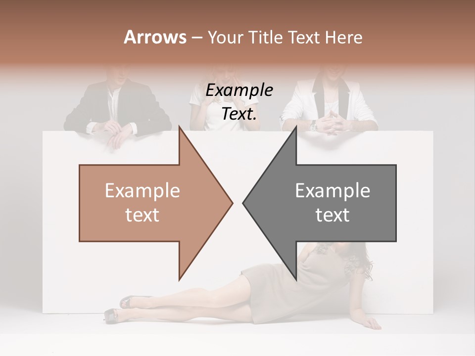 Elegance Caucasian Copy Space PowerPoint Template