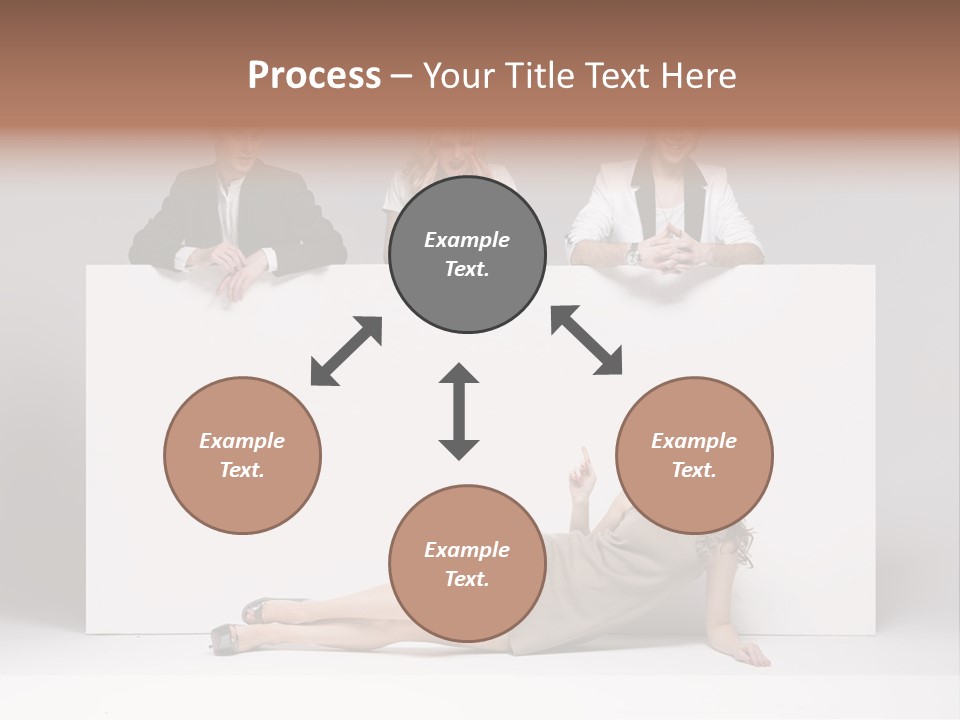 Elegance Caucasian Copy Space PowerPoint Template