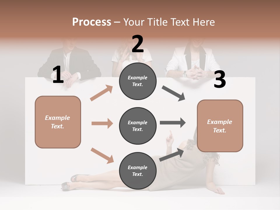 Elegance Caucasian Copy Space PowerPoint Template