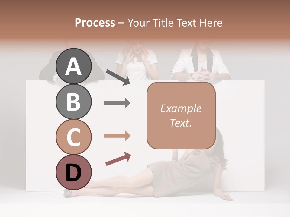 Elegance Caucasian Copy Space PowerPoint Template