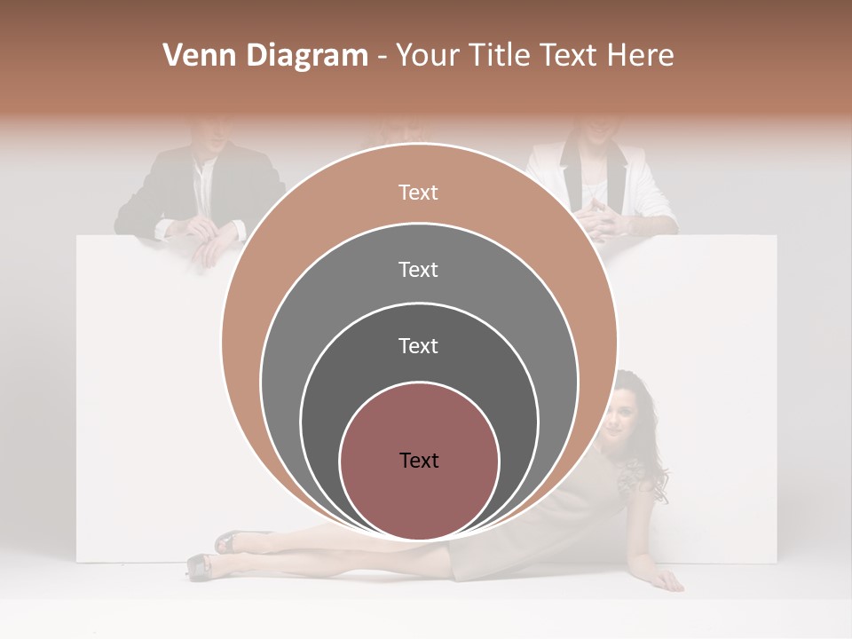 Elegance Caucasian Copy Space PowerPoint Template