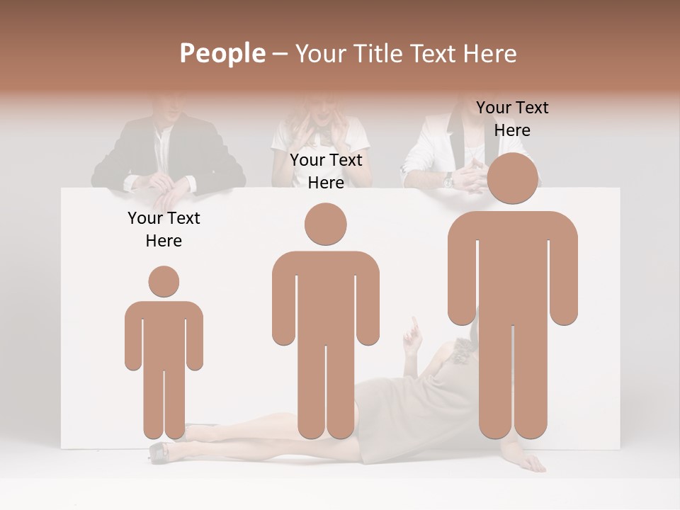 Elegance Caucasian Copy Space PowerPoint Template