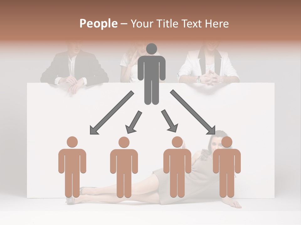 Elegance Caucasian Copy Space PowerPoint Template