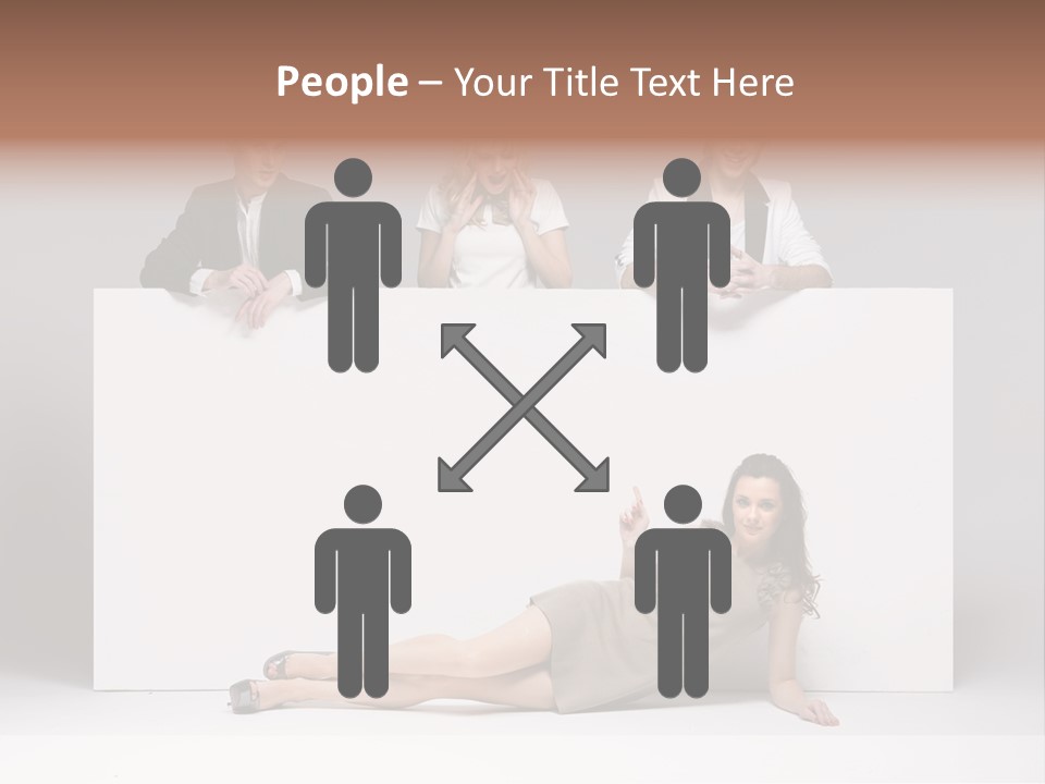 Elegance Caucasian Copy Space PowerPoint Template