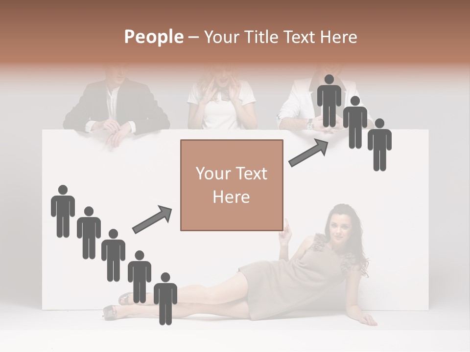 Elegance Caucasian Copy Space PowerPoint Template