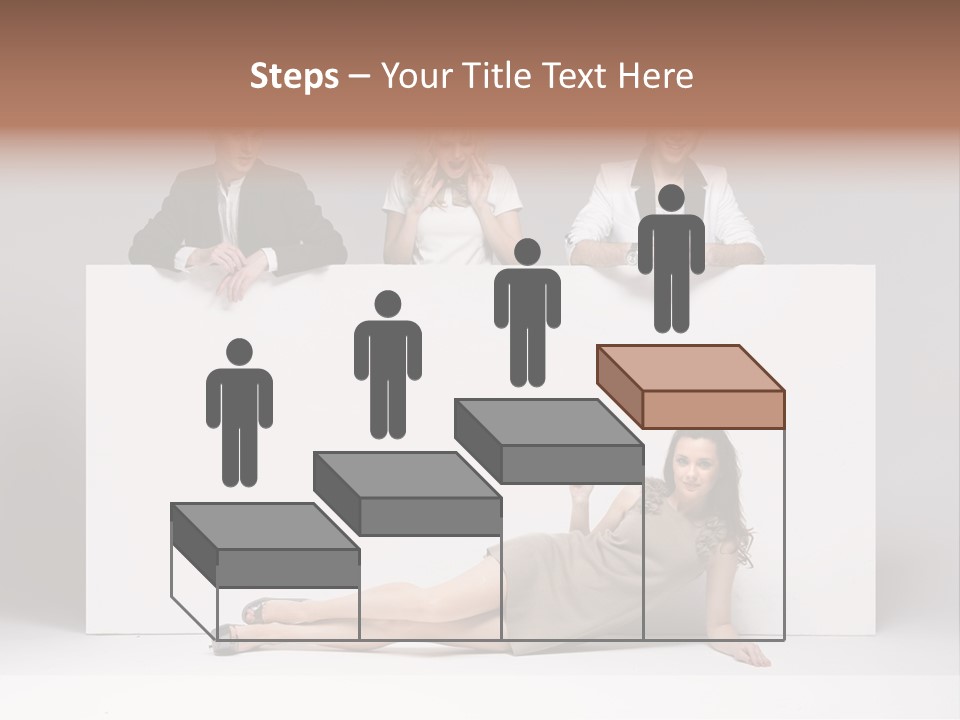 Elegance Caucasian Copy Space PowerPoint Template