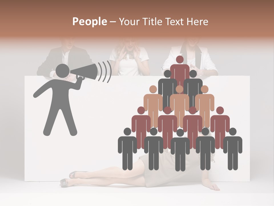 Elegance Caucasian Copy Space PowerPoint Template