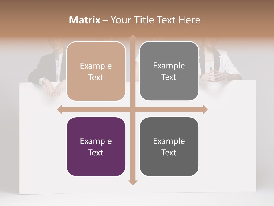 Glamour Caucasian Relaxed PowerPoint Template