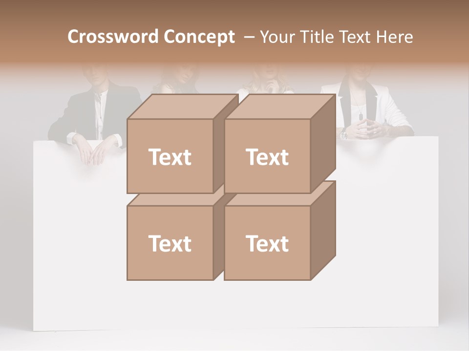 Glamour Caucasian Relaxed PowerPoint Template