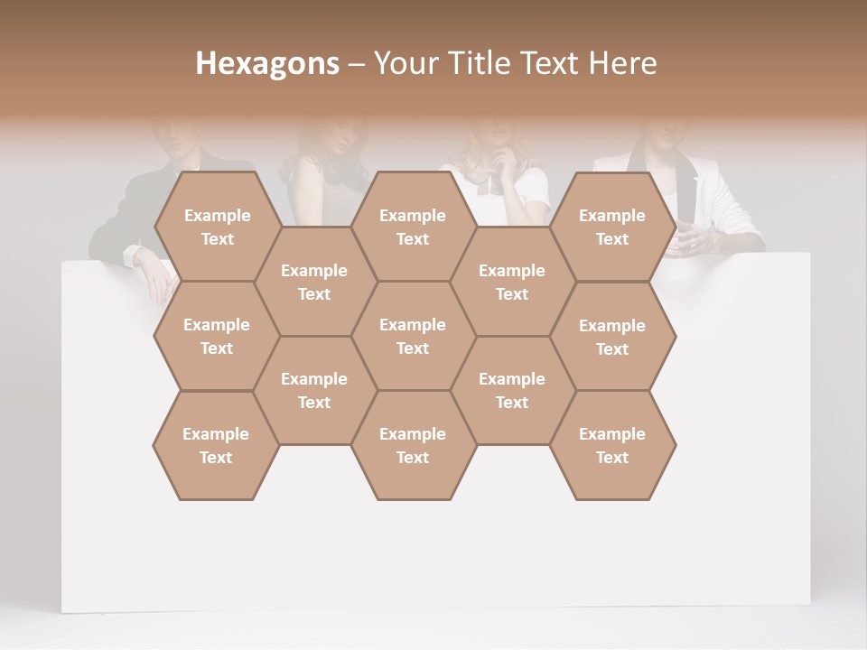 Glamour Caucasian Relaxed PowerPoint Template