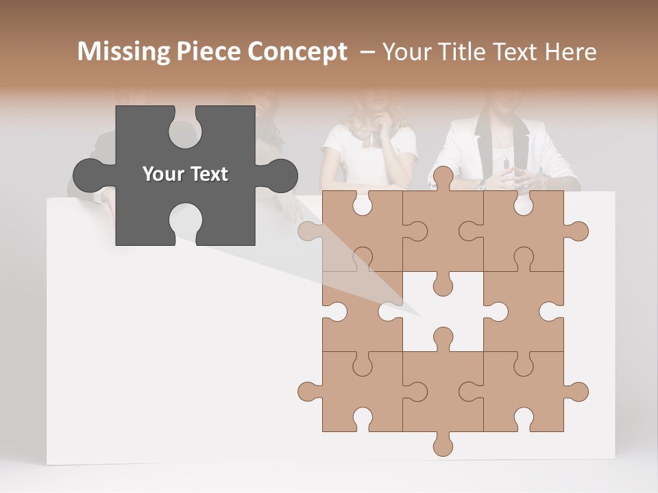 Glamour Caucasian Relaxed PowerPoint Template