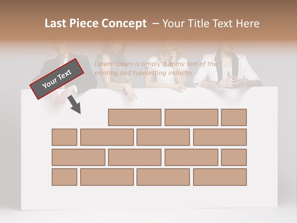 Glamour Caucasian Relaxed PowerPoint Template