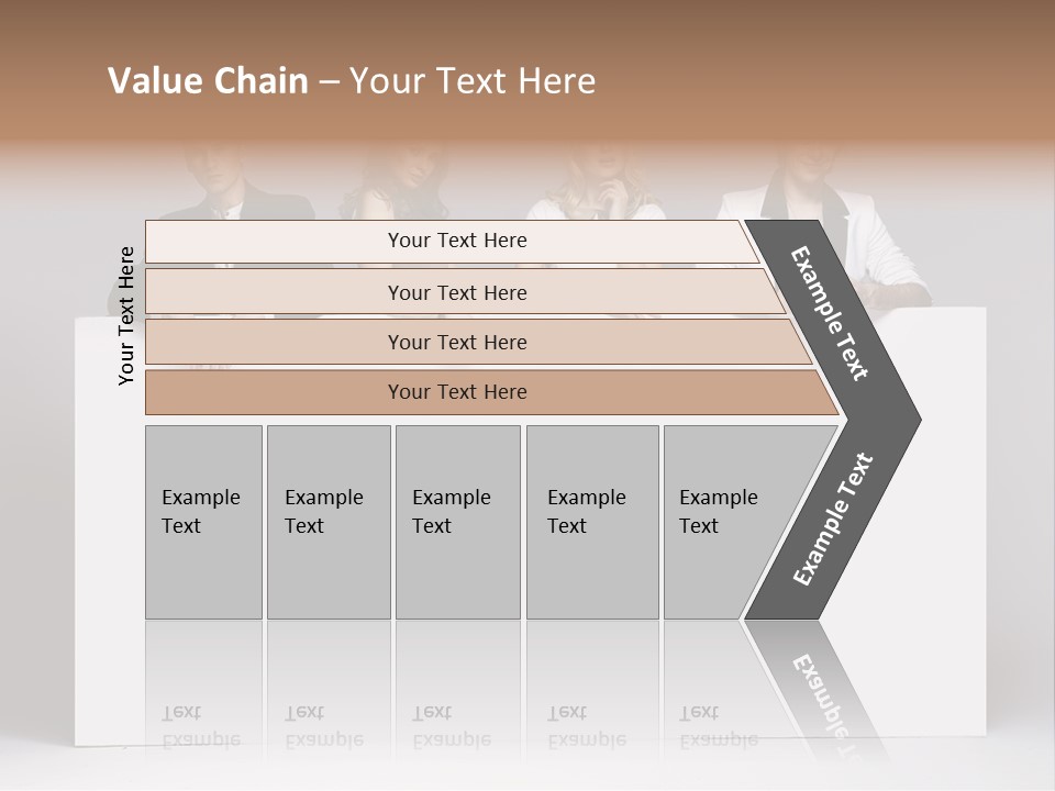 Glamour Caucasian Relaxed PowerPoint Template