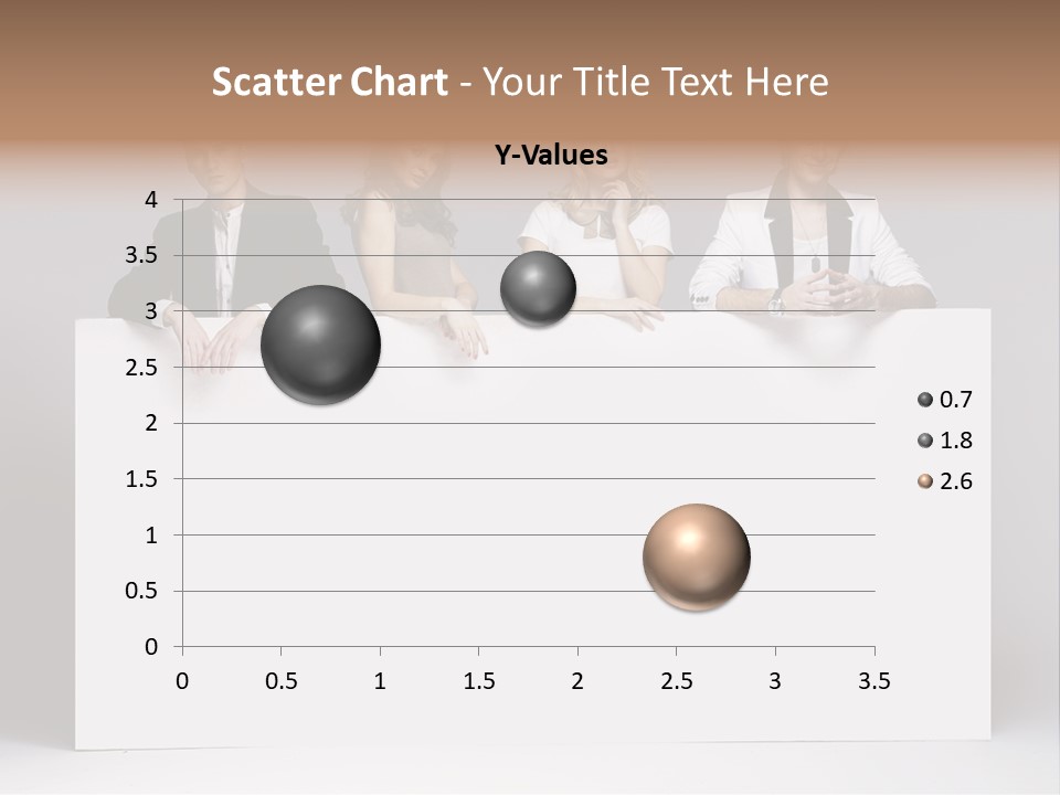 Glamour Caucasian Relaxed PowerPoint Template