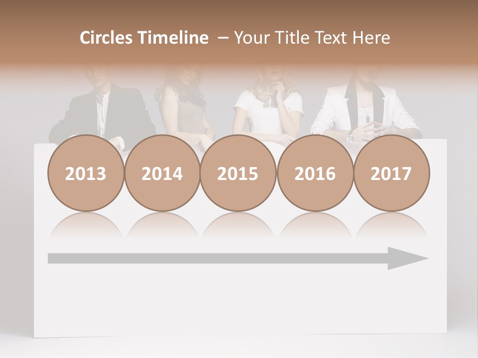 Glamour Caucasian Relaxed PowerPoint Template