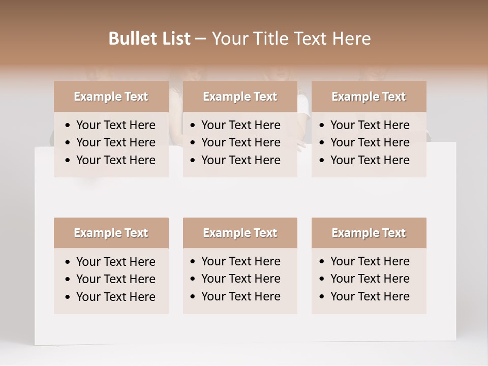 Glamour Caucasian Relaxed PowerPoint Template