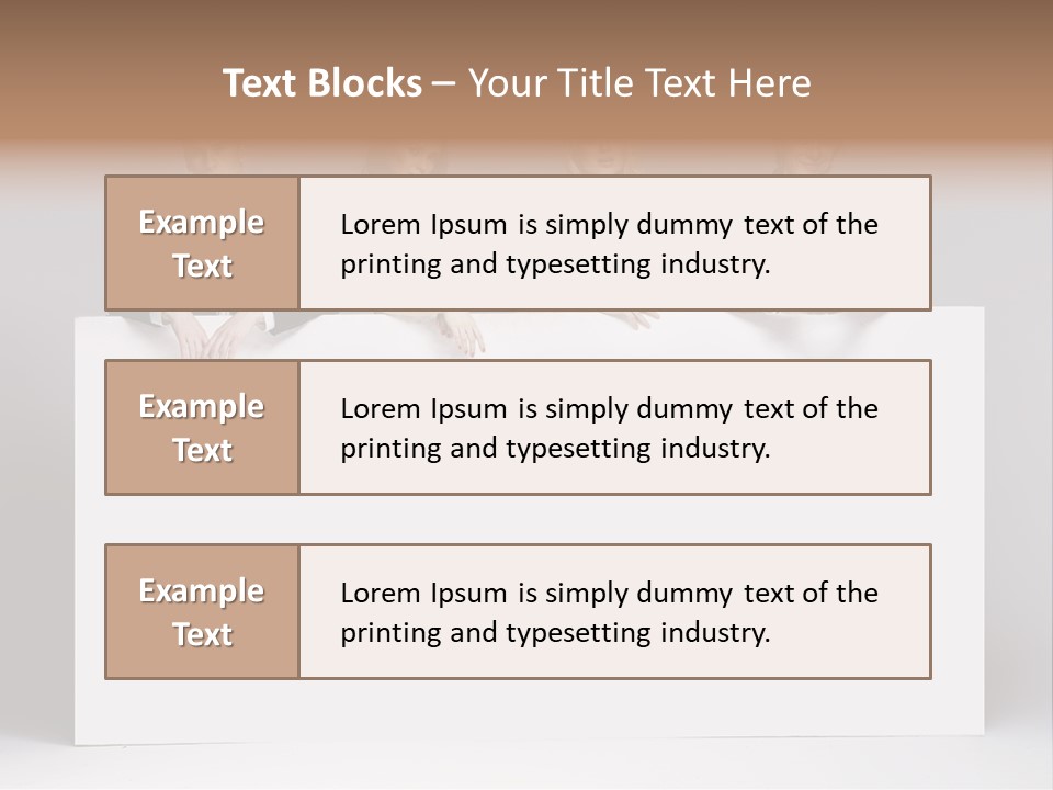 Glamour Caucasian Relaxed PowerPoint Template