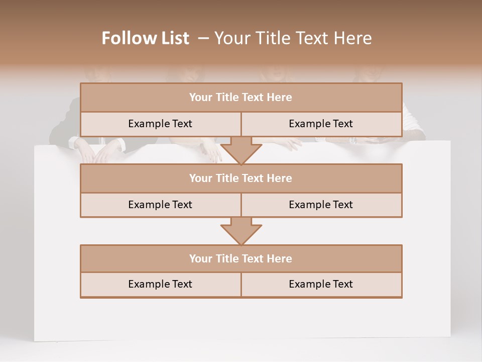 Glamour Caucasian Relaxed PowerPoint Template