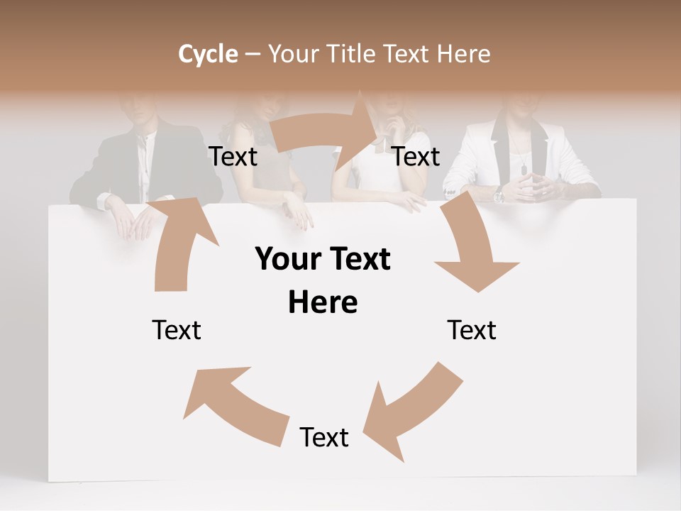 Glamour Caucasian Relaxed PowerPoint Template