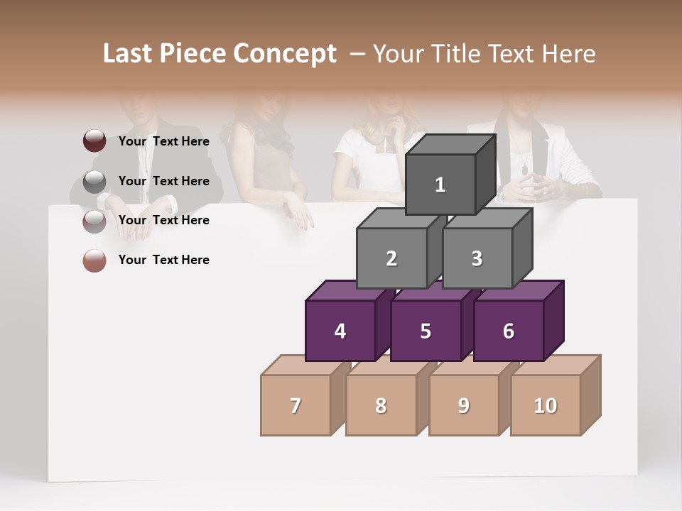 Glamour Caucasian Relaxed PowerPoint Template