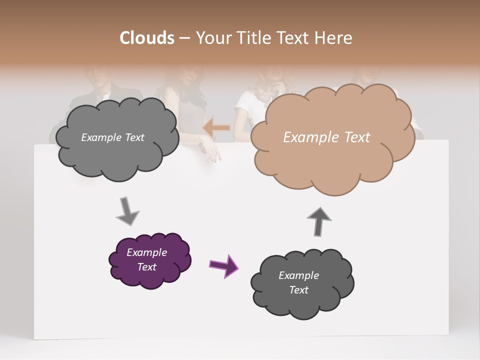 Glamour Caucasian Relaxed PowerPoint Template