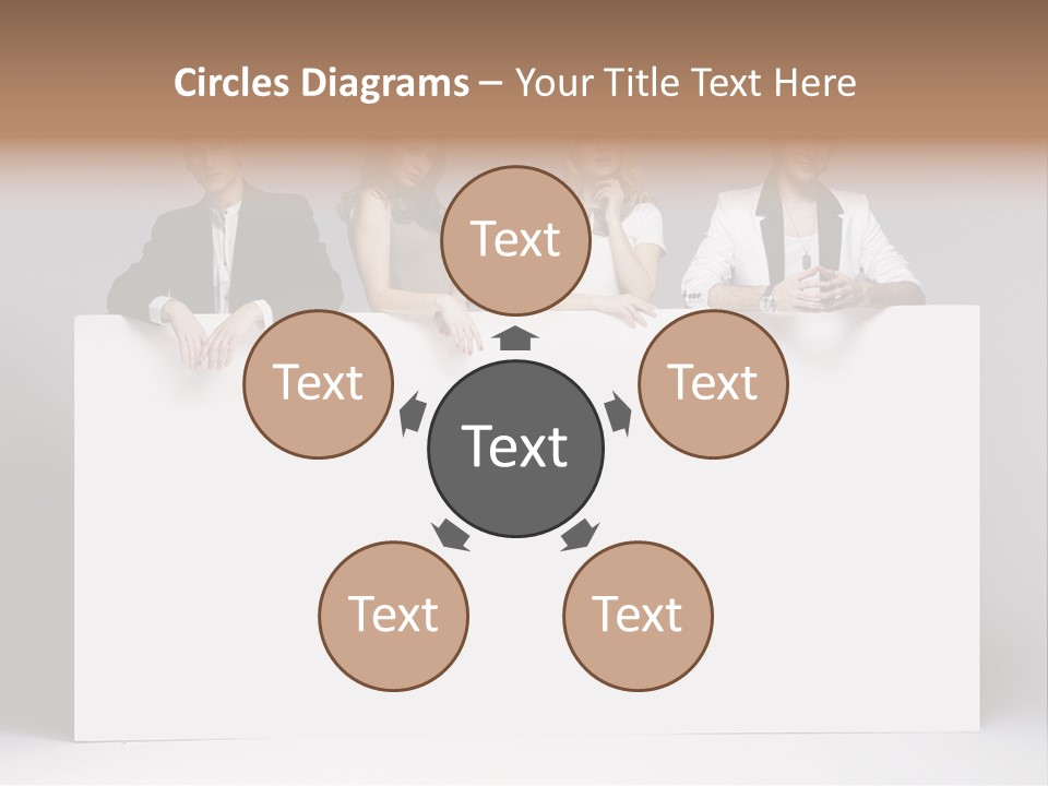 Glamour Caucasian Relaxed PowerPoint Template