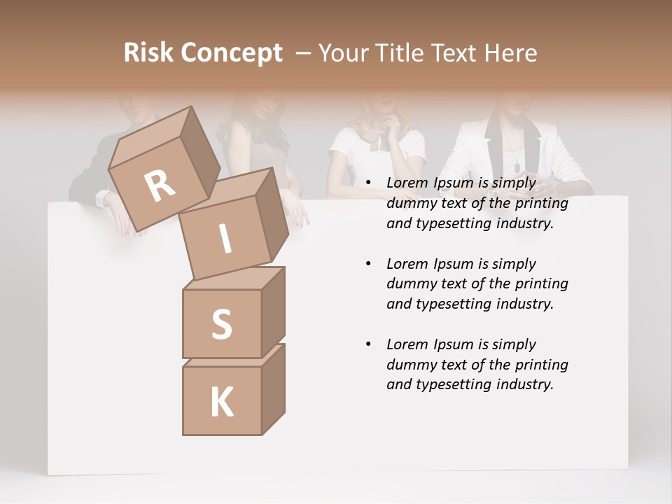 Glamour Caucasian Relaxed PowerPoint Template