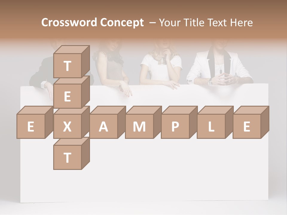 Glamour Caucasian Relaxed PowerPoint Template