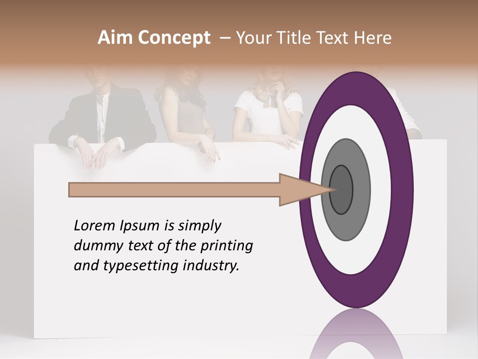 Glamour Caucasian Relaxed PowerPoint Template