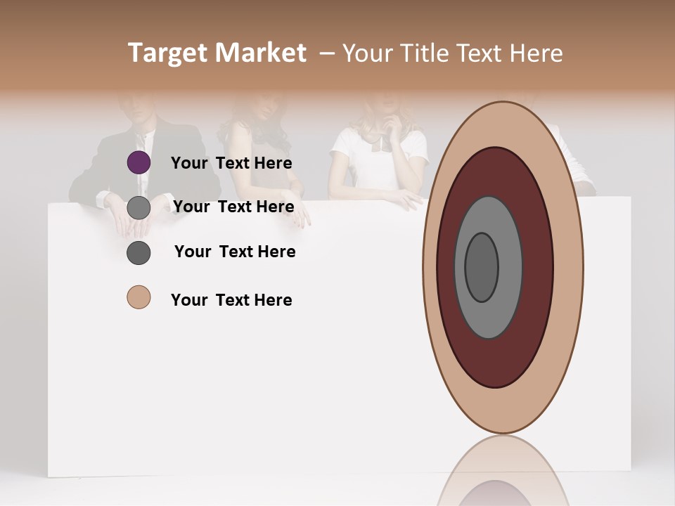 Glamour Caucasian Relaxed PowerPoint Template