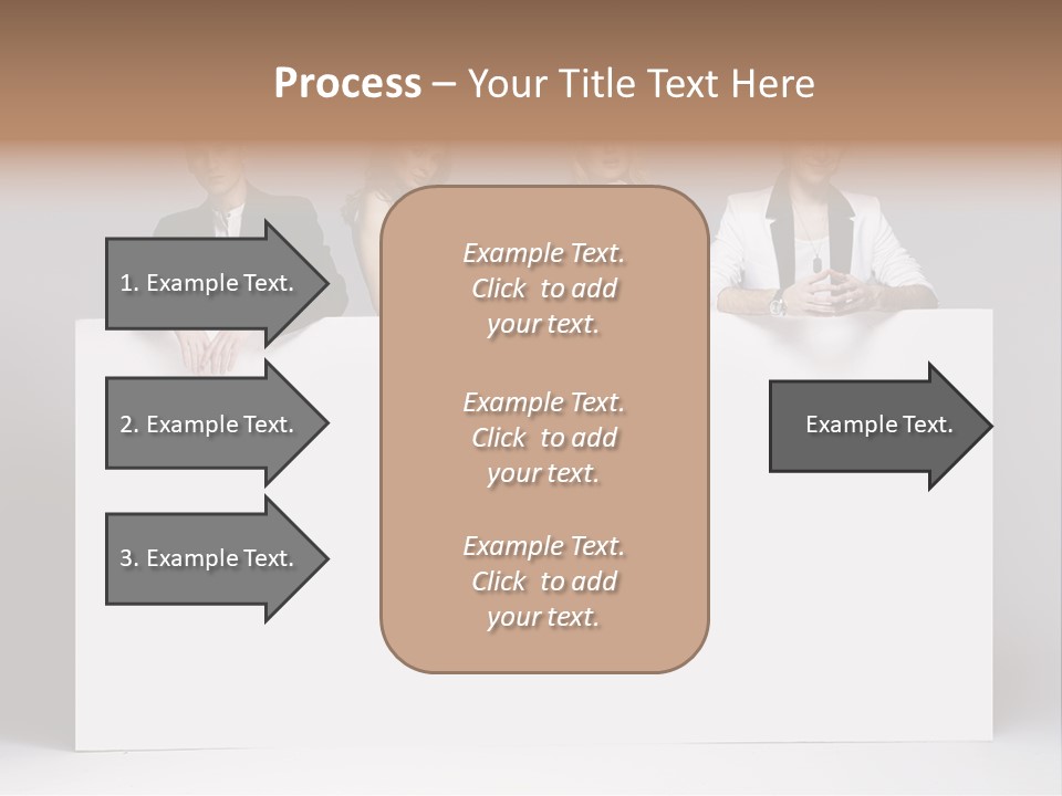 Glamour Caucasian Relaxed PowerPoint Template
