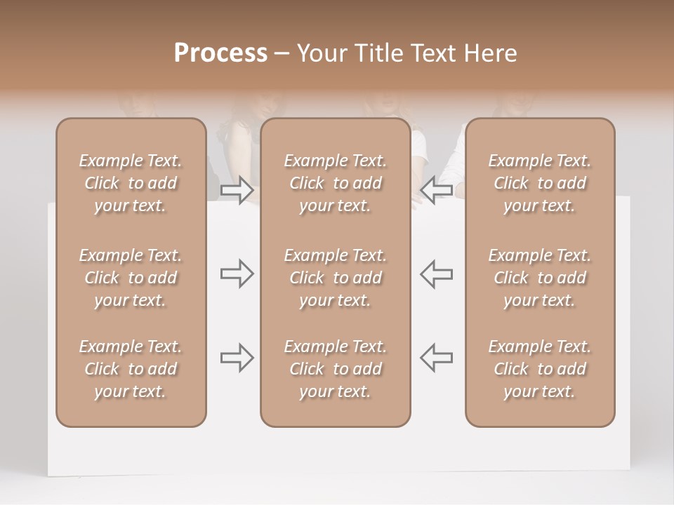 Glamour Caucasian Relaxed PowerPoint Template